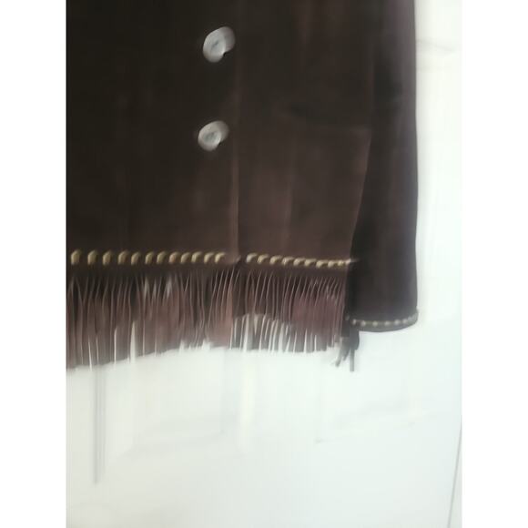 Vintage Scully Western Fringe Suede. Jacket Women's Size M - Picture 7 of 16